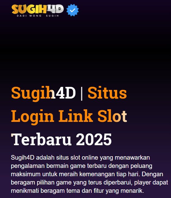SUGIH4D Game Viral Masa Depan Cerah Bersama Sugih 4D
